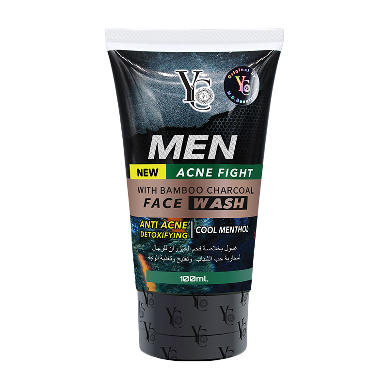yc-men-acne-fight-with-bamboo-charcoal-face-wash-100ml